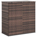 hyndeboks 100x49x103,5 cm polyrattan brun