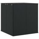 hyndeboks 100x97,5x104 cm polyrattan sort