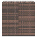 hyndeboks 100x97,5x104 cm polyrattan brun