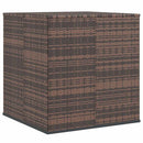 hyndeboks 100x97,5x104 cm polyrattan brun