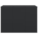 hyndeboks 145x100x103 cm polyrattan sort