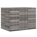 hyndeboks 145x100x103 cm polyrattan grå