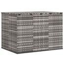 hyndeboks 145x100x103 cm polyrattan grå