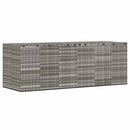 hyndeboks 291x100,5x104 cm polyrattan grå