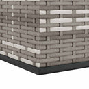 hyndeboks 291x100,5x104 cm polyrattan grå