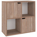 bogreol 60x27,5x59,5 cm konstrueret træ grå sonoma-eg