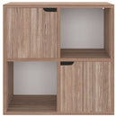 bogreol 60x27,5x59,5 cm konstrueret træ grå sonoma-eg