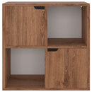bogreol 60x27,5x59,5 cm konstrueret træ brun eg