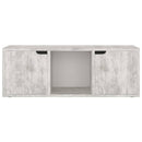 tv-bord 88,5x27,5x30,5 cm konstrueret træ betongrå
