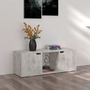 tv-bord 88,5x27,5x30,5 cm konstrueret træ betongrå