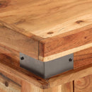 konsolbord 110x34x74 cm massivt akacietræ