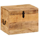 opbevaringskasse 39x28x31 cm massivt mangotræ