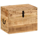 opbevaringskasse 39x28x31 cm massivt mangotræ