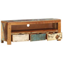 tv-skab 110x30x40 cm massivt genbrugstræ