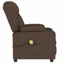 massagestol stof brun