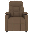 massagestol stof brun