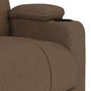 massagestol stof brun