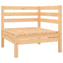 loungesæt til haven 12 dele massivt fyrretræ