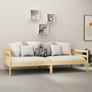 daybed med madras 90x200 cm massivt fyrretræ
