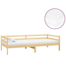 daybed med madras 90x200 cm massivt fyrretræ