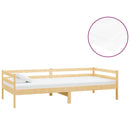 daybed med madras 90x200 cm massivt fyrretræ
