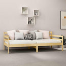 daybed med madras 90x200 cm massivt fyrretræ