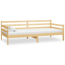 daybed med madras 90x200 cm massivt fyrretræ