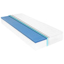 daybed med madras 90x200 cm massivt fyrretræ grå