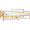 daybed med madras 90x200 cm massivt fyrretræ