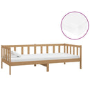 daybed med madras 90x200 cm massivt fyrretræ gyldenbrun
