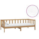 daybed med madras 90x200 cm massivt fyrretræ gyldenbrun