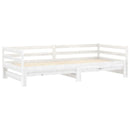 daybed med udtræk 2x(90x200) cm massivt fyrretræ
