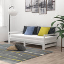 daybed med udtræk 2x(90x200) cm massivt fyrretræ