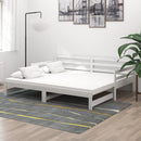 daybed med udtræk 2x(90x200) cm massivt fyrretræ