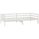 daybed med skuffer 90x200 cm massivt fyrretræ hvid
