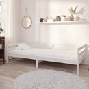 daybed med skuffer 90x200 cm massivt fyrretræ hvid