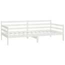 daybed med skuffer 90x200 cm massivt fyrretræ hvid