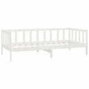 daybed med skuffer 90x200 cm massivt fyrretræ hvid