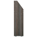 magasinreol 71x30x114 cm konstrueret træ grå og sonoma-eg