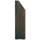 magasinreol til børn 71x30x114 cm konstrueret træ røget eg