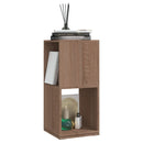 drejelig reol 34,5x34,5x75,5 cm konstrueret træ sonoma-eg