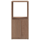 drejelig reol 34,5x34,5x75,5 cm konstrueret træ sonoma-eg