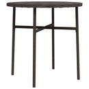 tebord 45 cm polyrattan brun
