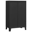 industrielt opbevaringsskab 70x40x115 cm stål sort