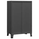 industrielt opbevaringsskab 70x40x115 cm metal antracitgrå