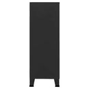 industrielt opbevaringsskab 75x40x115 cm metal sort