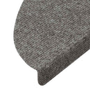 selvklæbende trappemåtter 15 stk. 56x17x3 cm grå