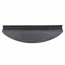 selvklæbende trappemåtter 15 stk. 65x22,5x3,5 cm sort