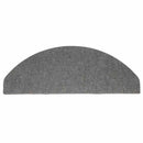 trappemåtter 15 stk. 65x22,5x3,5 cm selvklæbende grå