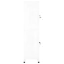skab 38x45x180 cm stål hvid